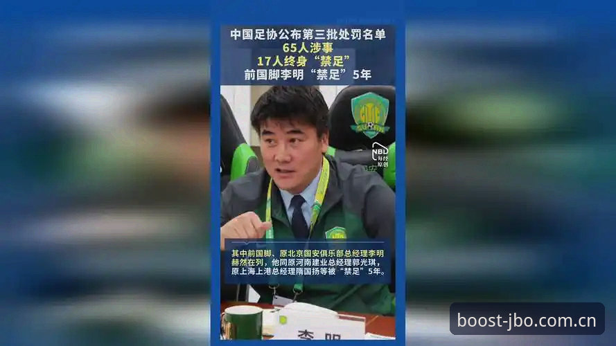 4大关键点解读足协第三批禁足名单：17人终身禁赛背后的行业震荡